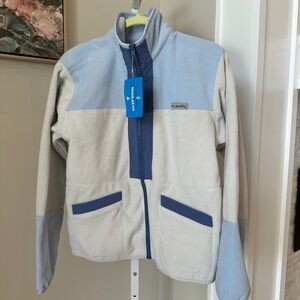 Columbia Blue and Gray Fleece Jacket